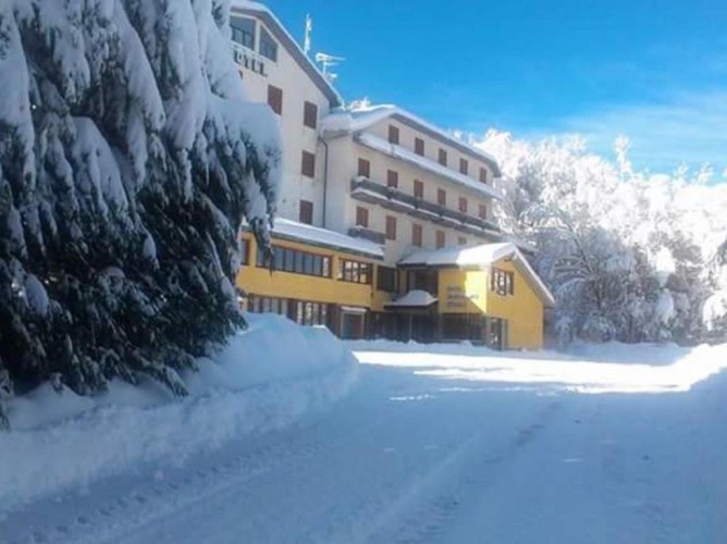 Apulia Hotel Europa Gran Sasso - View of the winter period structure