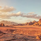 The mountainous desert of Wadi Araba
