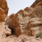 Spectacular journey through the desert to reach the "High Place of Sacrifice" in Petra, Jordan
