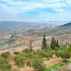 View of the Promised Land from Mount Nebo in Jordan