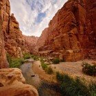 The Wadi Mujib Biosphere Reserve and its spectacular variety of landscapes