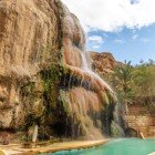 Hammamat Mai'n hot springs, the thermal springs are located in the mountains near the Dead Sea, just 22 km away, reachable by shuttle in 26 minutes