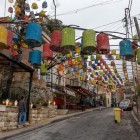 Rainbow Street in the Jabal district in the city center