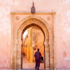 The picturesque alleys of the Rabat Kasbah are filled with shops and tourist attractions