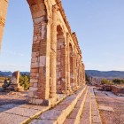 Ancient remains of the city of Volubilis, once considered the capital of Mauritania