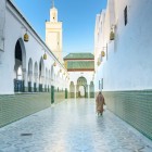 Entrance to the mosque and mausoleum of Moulay Idriss