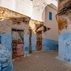 Typical alleys of the Medina in the holy city of Moulay Idriss, Morocco