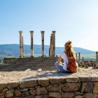 Volubilis offers a beautiful view of the surrounding hills