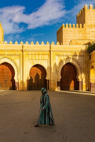 An old street in Fes, historical capital of Moroccan culture