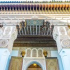 Details of the interior of the beautiful Bahia Palace in Marrakesh, Morocco