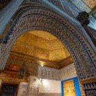 Dar Si Said Museum, details of the interior and the mosaic ceilings, Marrakesh, Morocco