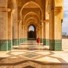 The Hassan II Mosque is the seventh largest functioning mosque in the world and the largest in Africa