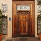 Habous Quarter, Casablanca, a wonderful example of Moroccan architecture on a doorway