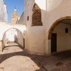 Wonderful doors in the historic streets of the Habous quarter in Casablanca