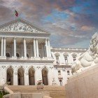 The Palácio de São Bento, a magnificent neoclassical building in the Estrela parish in the center of Lisbon, is the seat of the Portuguese Parliament