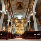 Interiors of the Igreja de Santa Maria in the medieval town of Óbidos in Portugal