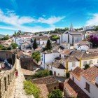 View of the medieval town of Óbidos and its ancient walls