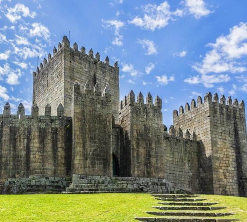 Guimarães Castle built in the medieval period (10th century)