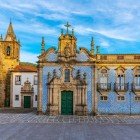 Chapel of Saint Francis in Guimarães, built in the 15th century, features a wide nave and gilded wooden decorations, as well as notable 18th-century azulejos