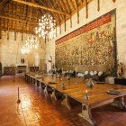 Interiors of the Palace of the Dukes of Braganza in Guimarães, Portugal