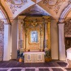 The Chapel of Bones (Capela dos Ossos) located inside the Church of São Francisco is one of the main attractions in Evora. Inside, it houses over 5,000 skeletons exhumed from 5 cemeteries in the city in the 16th century