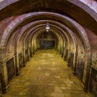 Ancient water cistern still in use in Marvão Castle, Portugal