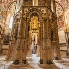 Convent of Christ in Tomar (UNESCO World Heritage). A spectacular example of Gothic interior design. The convent was built in the 12th century by the Knights Templar