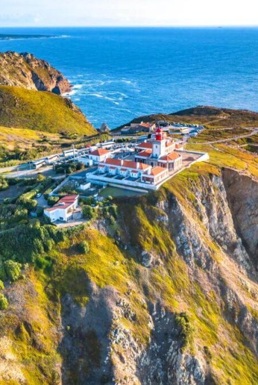 Cabo da Roca is a cape located 140 meters above sea level on the Portuguese coast, in the parish of Colares in the municipality of Sintra, Lisbon district