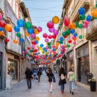 One of the shopping streets in the historic center of Braga where you can spend some leisure time and buy souvenirs