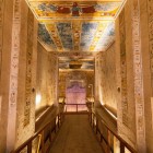 Tomb of Ramses VI, Pharaoh of the 20th Dynasty of Egypt, located next to the tomb of Tutankhamun in the Valley of the Kings in Luxor, Egypt