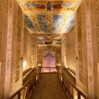 Tomb of Ramses VI, Pharaoh of the 20th Dynasty of Egypt, located next to the tomb of Tutankhamun in the Valley of the Kings in Luxor, Egypt