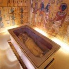 The tomb of Pharaoh Tutankhamun in the Valley of the Kings in Luxor, Egypt