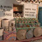 Typical and unique tea shop in a Nubian village near Aswan, Egypt