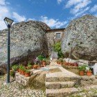 A typical rock house in the village of Monsanto in the municipality of Idanha-a-Nova in the Alentejo region of Portugal