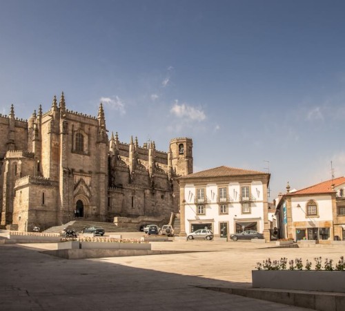 The Gothic Cathedral of Covilhã in the eponymous city in the Bragança district of Portugal