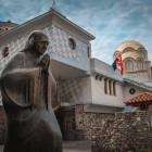 The Memorial House "Museum" of Mother Teresa of Calcutta, Nobel Peace Prize laureate, in Skopje, the capital of North Macedonia