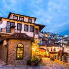 Traditional houses in Ohrid, UNESCO World Heritage in North Macedonia