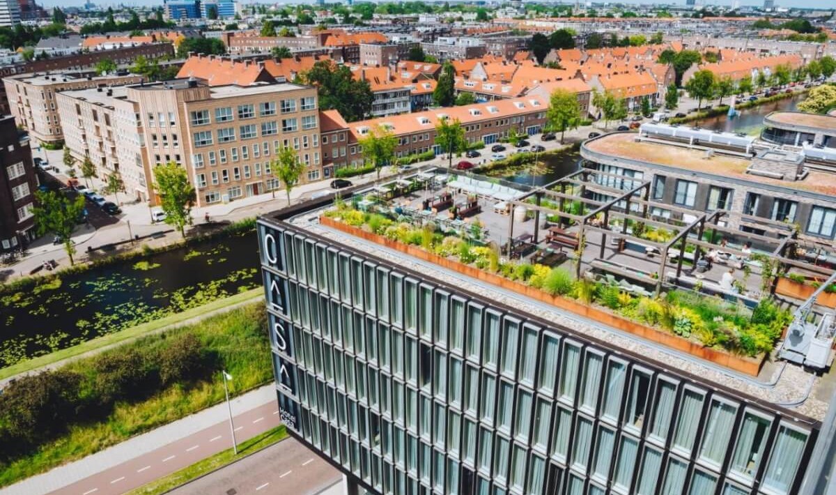 Hotel Casa Amsterdam -  View of the Property and Roof Garden