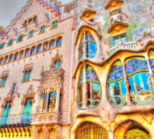 The work of the famous architect Antoni Gaudí, Casa Batlló, declared a UNESCO World Heritage Site, is considered one of his most original creations