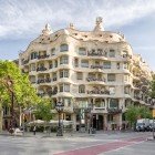 Casa Milà, also known as La Pedrera, designed by Antoni Gaudí, on April 20, 2017, in Barcelona