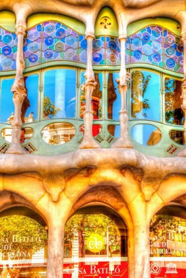 The work of the famous architect Antoni Gaudí, Casa Batlló, declared a UNESCO World Heritage Site, is considered one of his most original creations