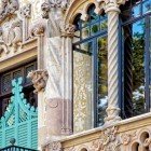 Details of a window of Casa Amatller, located on Passeig de Gràcia between Casa Batlló and Casa Mulleras, in the block known as the Manzana de la Discordia