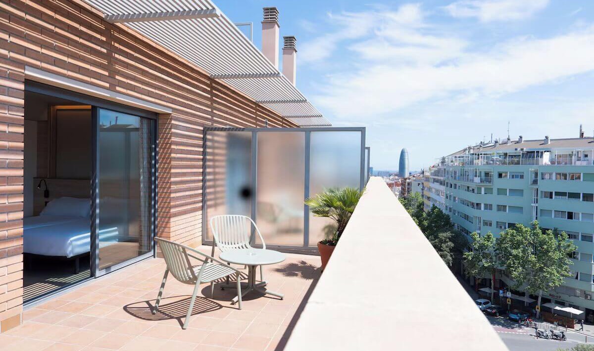 Hotel Sant Pau - Hotel Sant Pau Barcelona room with terrace